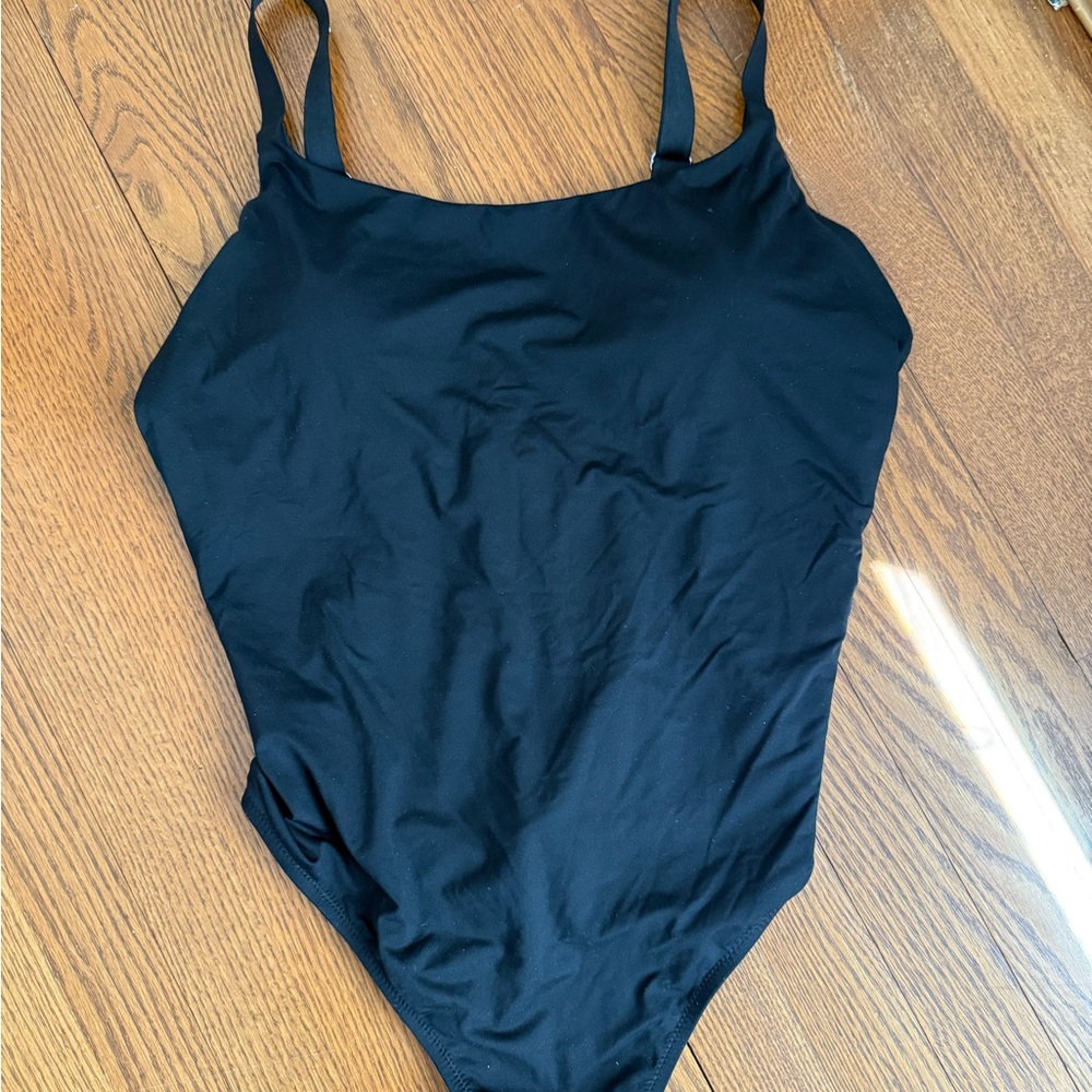 Athleta Black One-Piece Swimsuit